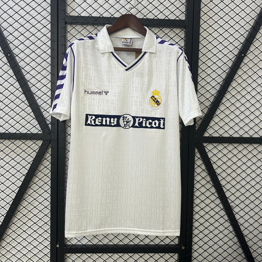 Camiseta Real Madrid Local Retro 1989/90 Versión Fan