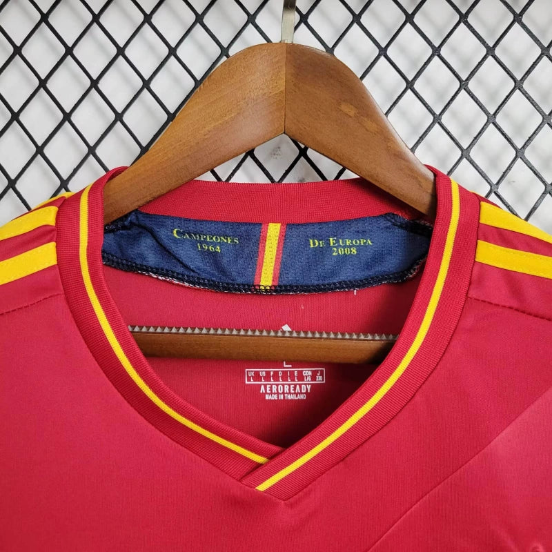 Camiseta España Local Retro 2012 Versión Fan