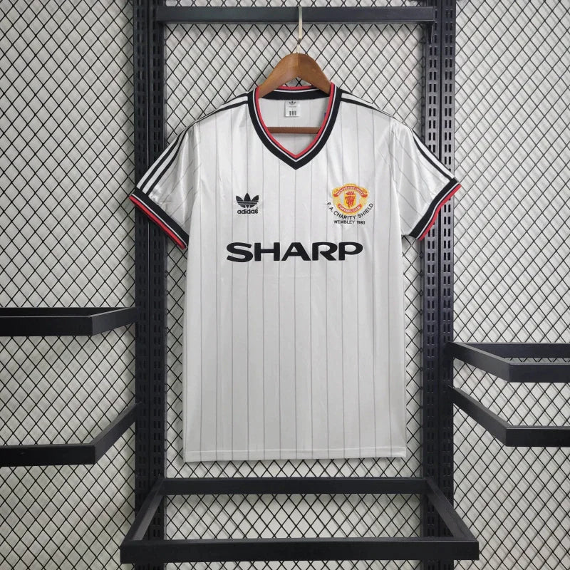Camiseta Manchester United Retro Visita 1983