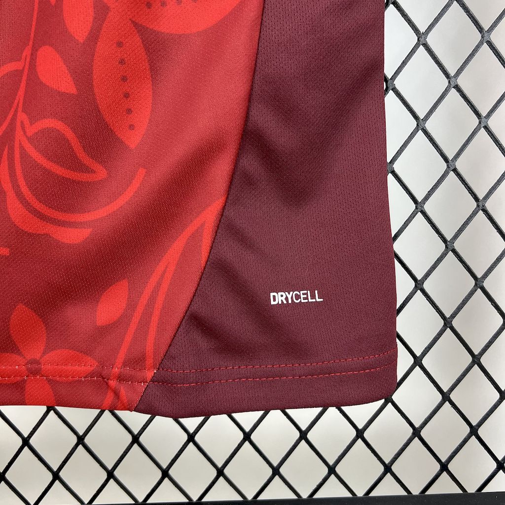 Camiseta Portugal Entrenamiento Rojo 2025 Versión Fan