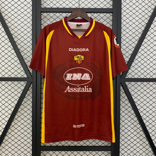 Camiseta AS Roma Local Retro 1997/98 Versión Fan