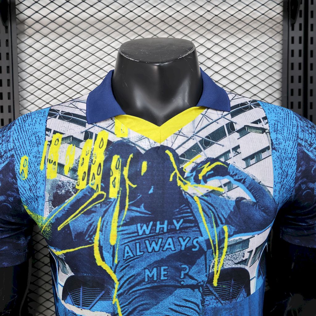 Camiseta Manchester City Edición Especial Azul 2025/26 Versión Jugador