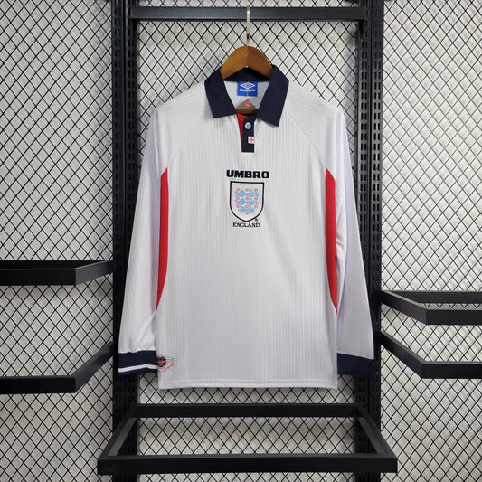 Camiseta Inglaterra Local Manga Larga Retro 1998
