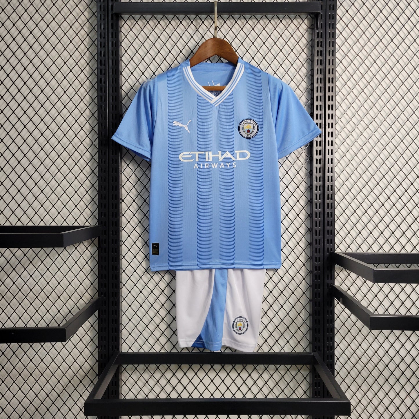 Kit de niños Manchester City Local Haaland 9 | 🎅🏻 Con envío navideño