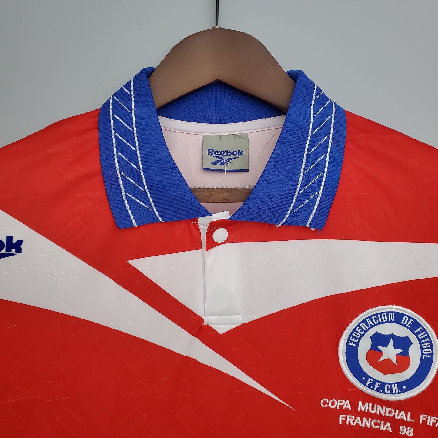 Camiseta Selección Chile mundial 1998 Local manga larga | Retro