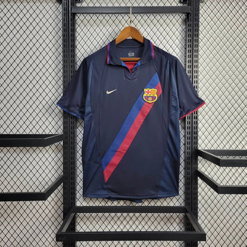 Camiseta FC Barcelona Visita Retro 2002/03 Versión Fan