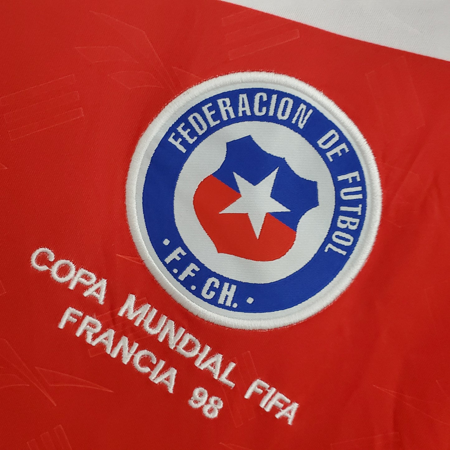 Camiseta Selección Chile mundial 1998 Local manga larga | Retro