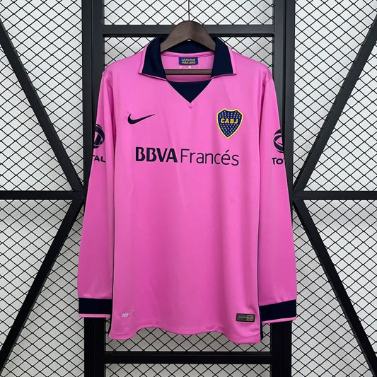 Camiseta Boca Juniors Manga Larga Visita Retro 2013/14 Versión Fan