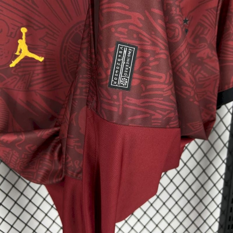 Camiseta Brasil "Jordan Marón" 2025/26 Versión Fan