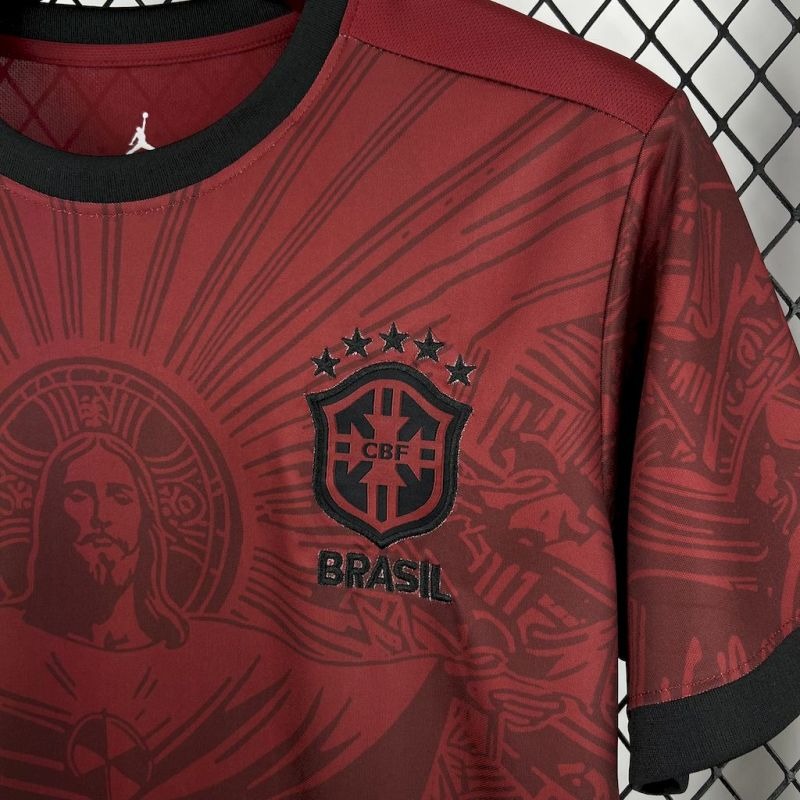 Camiseta Brasil "Jordan Marón" 2025/26 Versión Fan