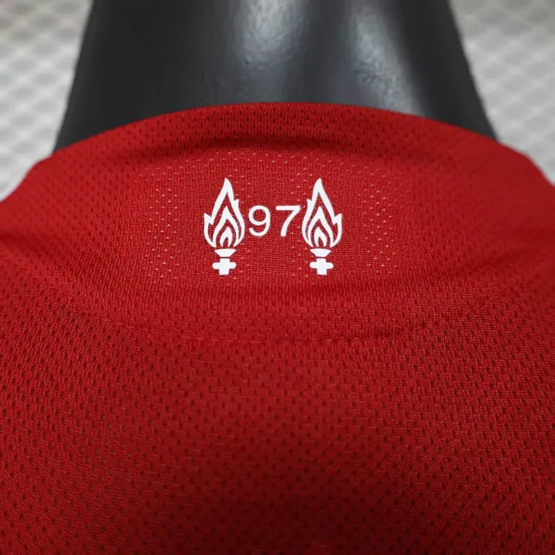 Camiseta Liverpool Local Manga Larga 2025/26 Versión Jugador