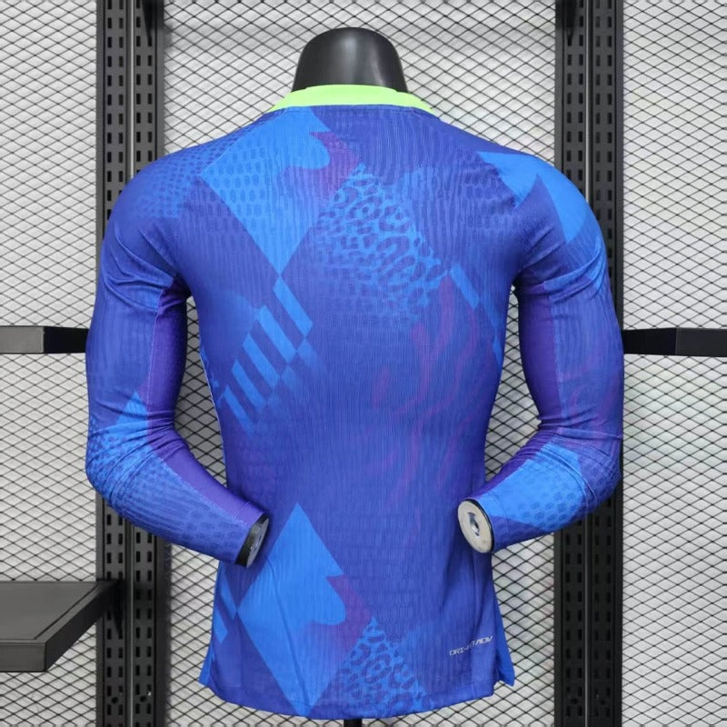 Camiseta Brasil Visita 2025/26 Manga Larga Versión Jugador