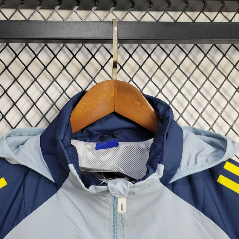 Cortavientos Adidas Boca Juniors Retro Gris