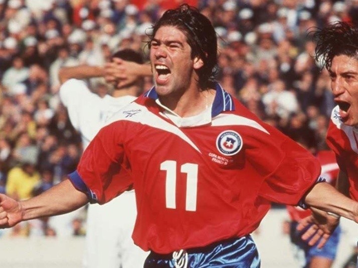 Camiseta Selección Chile mundial 1998 Local manga larga | Retro