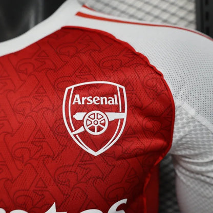 Camiseta Arsenal Local Manga Larga 2025/26 Versión Jugador
