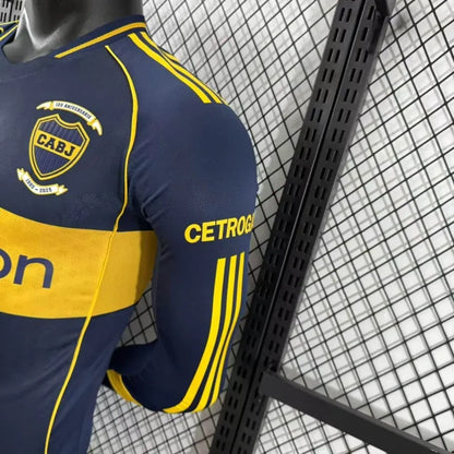 Camiseta Boca Juniors Local Manga Larga 2025/26 Versión Jugador