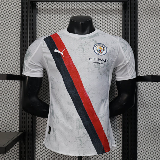 Camiseta Manchester City Visita 2025/26 Versión Jugador