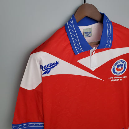 Camiseta Selección Chile mundial 1998 Local | Retro