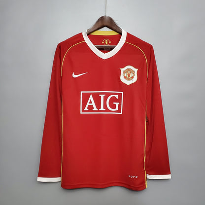 Manchester United 06/07 Local - Manga larga | Retro