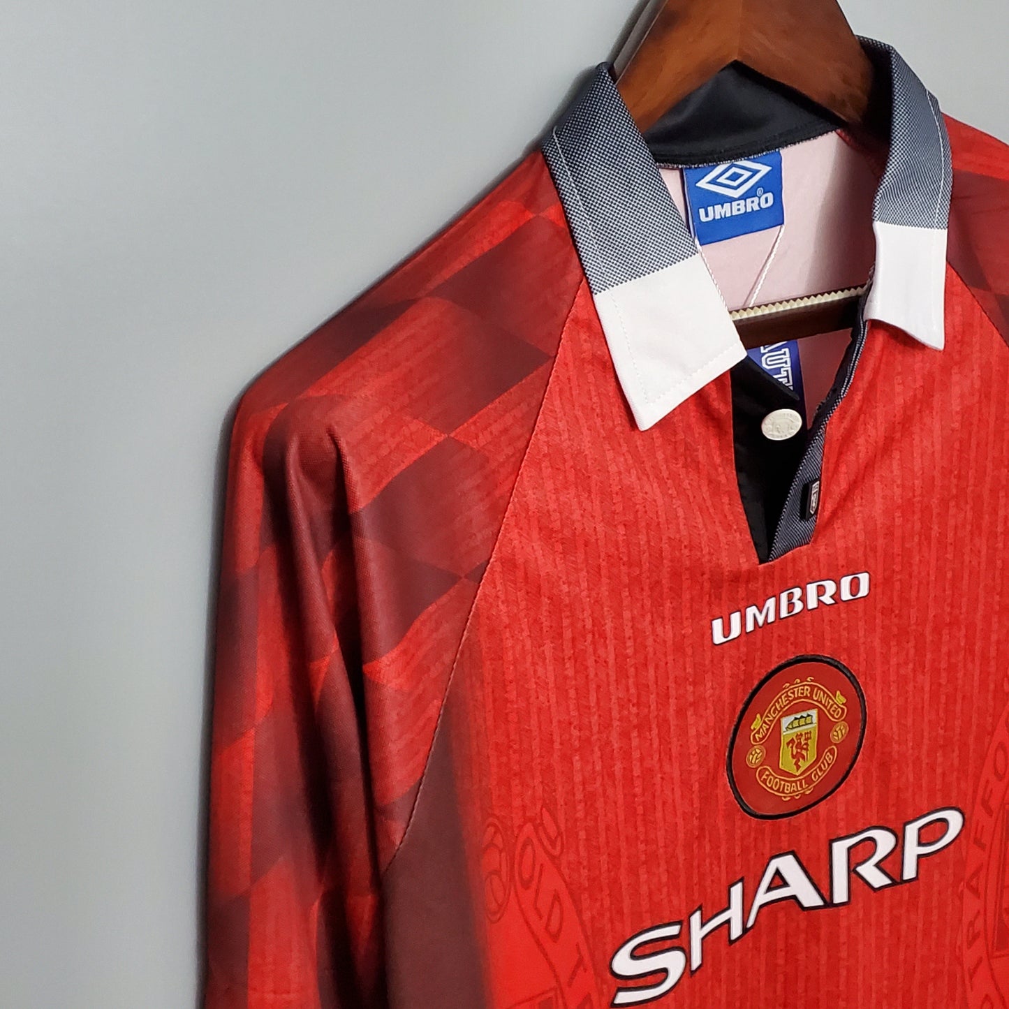 Manchester United 1996 Local - Manga larga | Retro