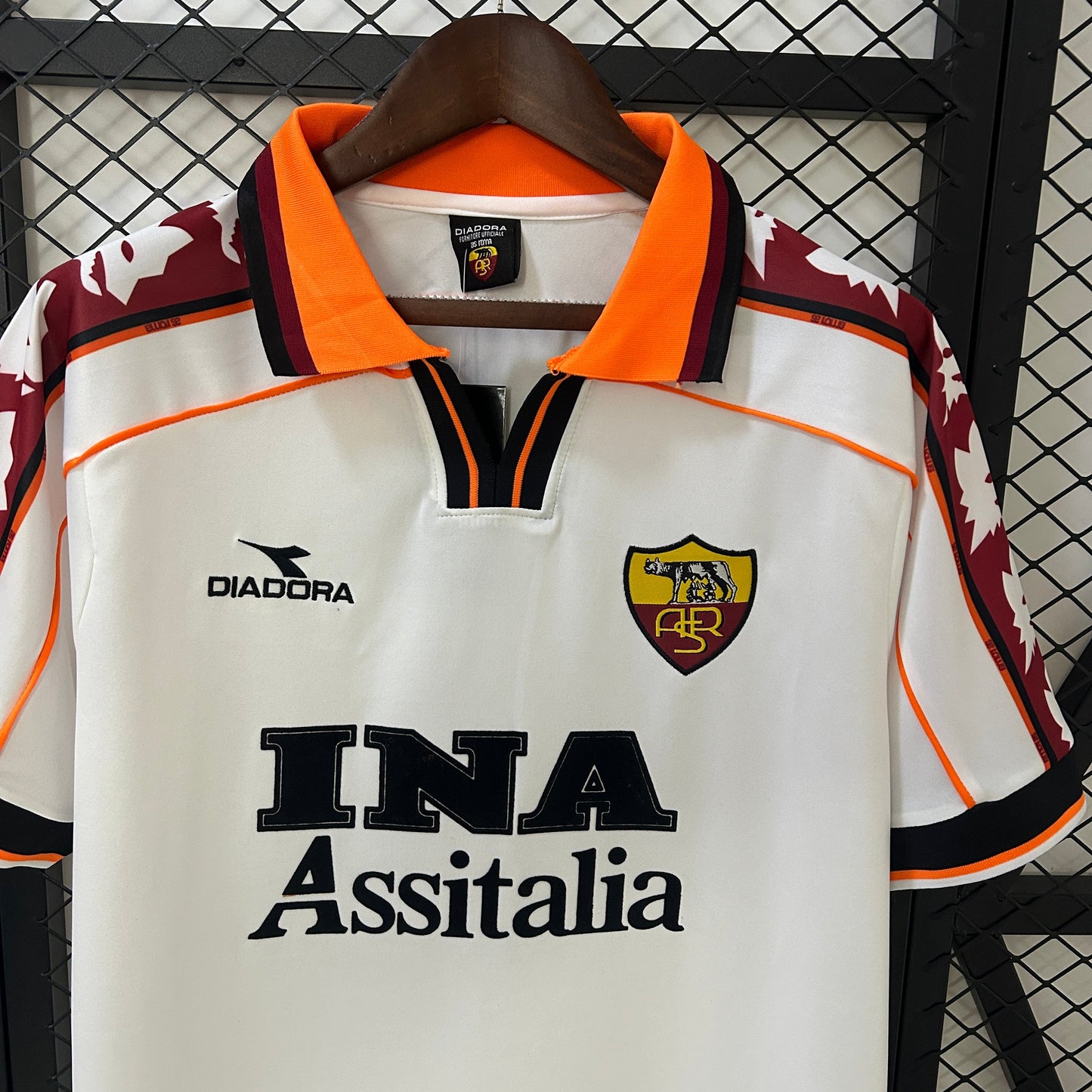 Camiseta AS Roma Visita Retro 1999/00 Versión Fan