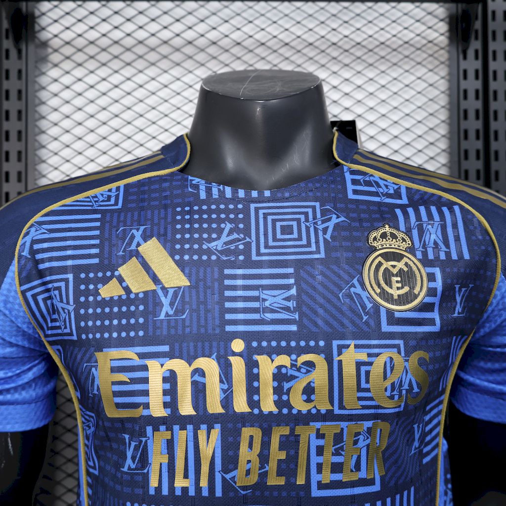 Real Madrid Louis Vuitton Azul 2025/26 Versión Jugador