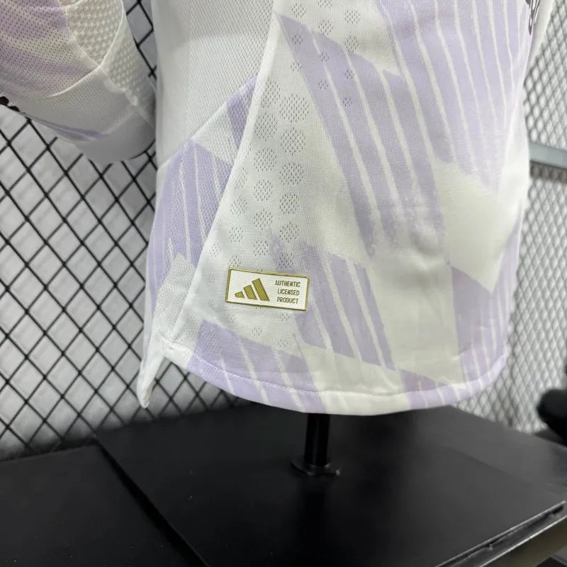 Camiseta Manchester United Visita Manga Larga 2025/26 Versión Jugador