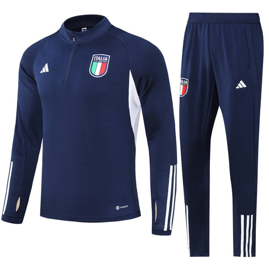 Buzo de entrenamiento Italia Dark Blue 23-24