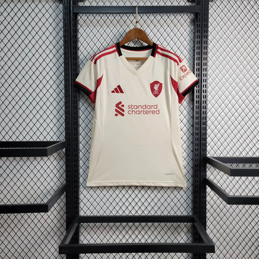 Camiseta Liverpool Visita 2025/26 Versión Mujer