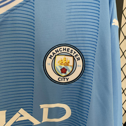 Camiseta Manchester City Local 2024/25 | Versión Fan Manga Larga