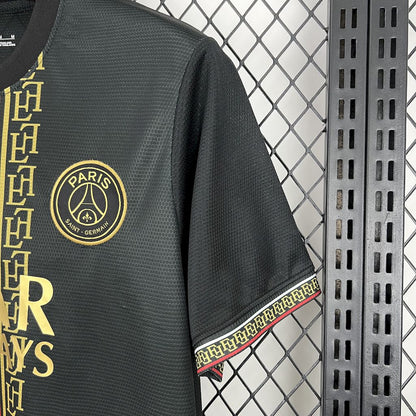 Paris Saint-Germain "Negro y Dorado" 2025/26 Versión Fan