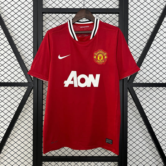Camiseta Manchester United Local Retro 2011/12 Versión Fan