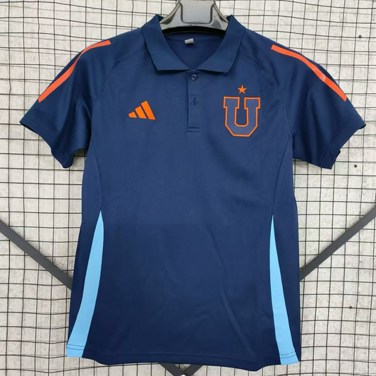 Camiseta Universidad de Chile Polo Entrenamiento 2025 Versión Fan