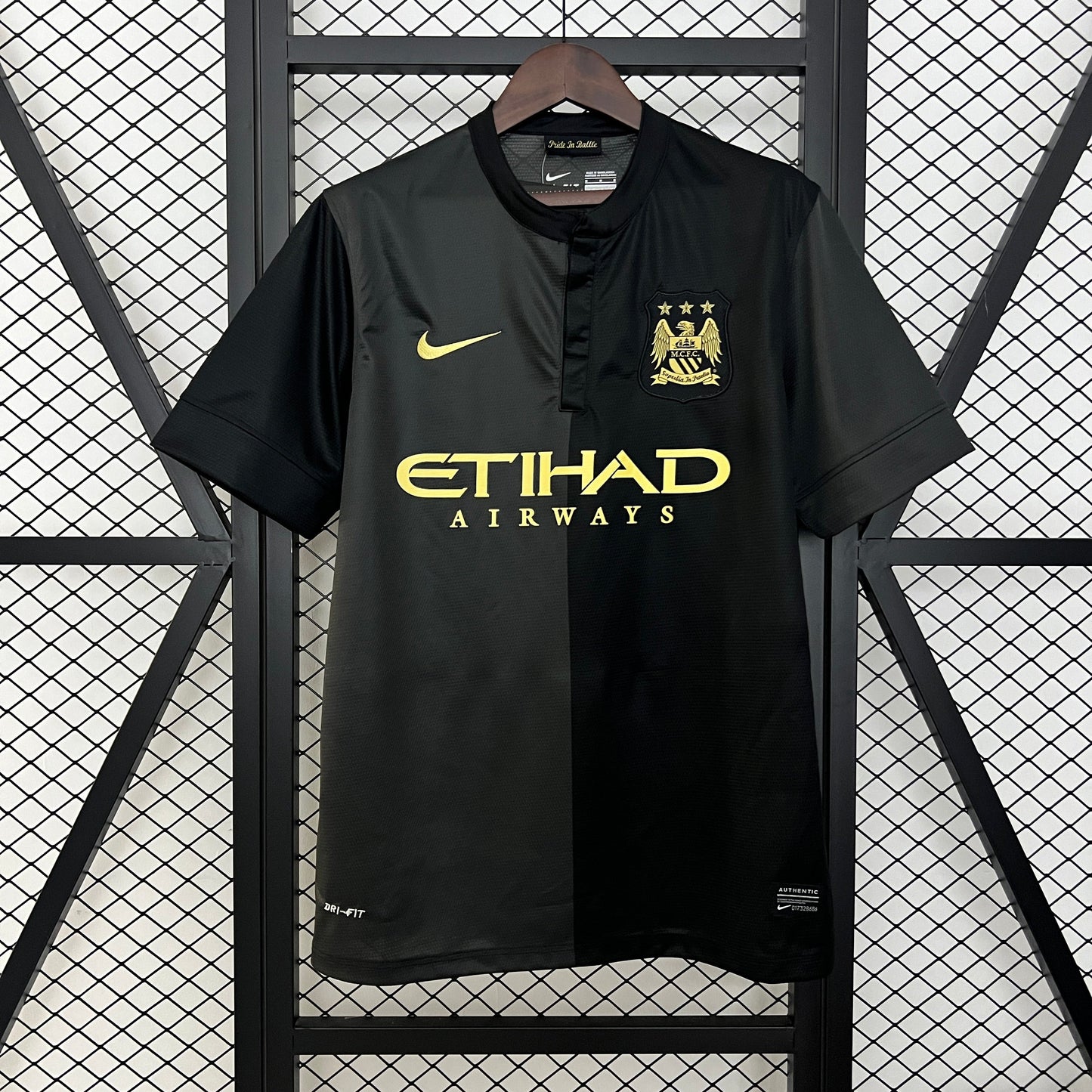 Camiseta Manchester City Visita Retro 2013/14 Versión Fan