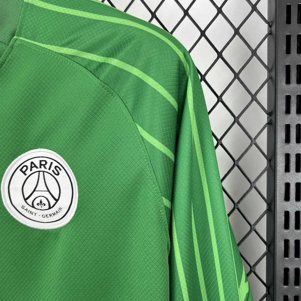 Paris Saint-Germain Portero Verde 2025/26 Manga Larga Versión Fan