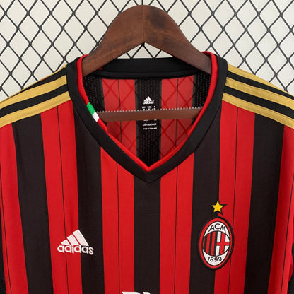 Camiseta AC Milan 2013/14 Local| Manga larga Retro