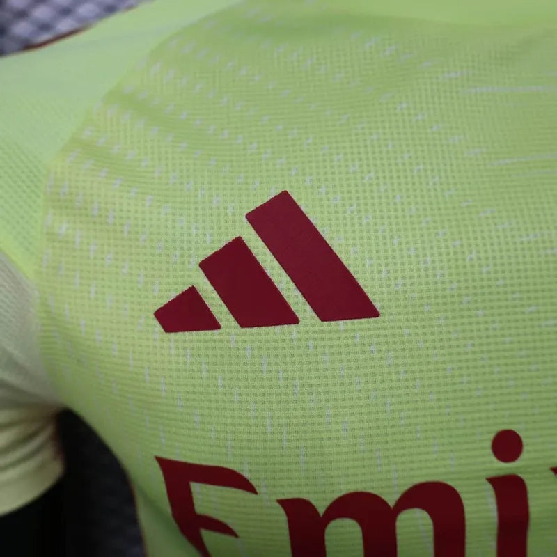 Camiseta Arsenal Portero Local 2025/26 Versión Jugador