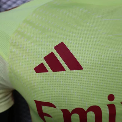 Camiseta Arsenal Portero Local 2025/26 Versión Jugador