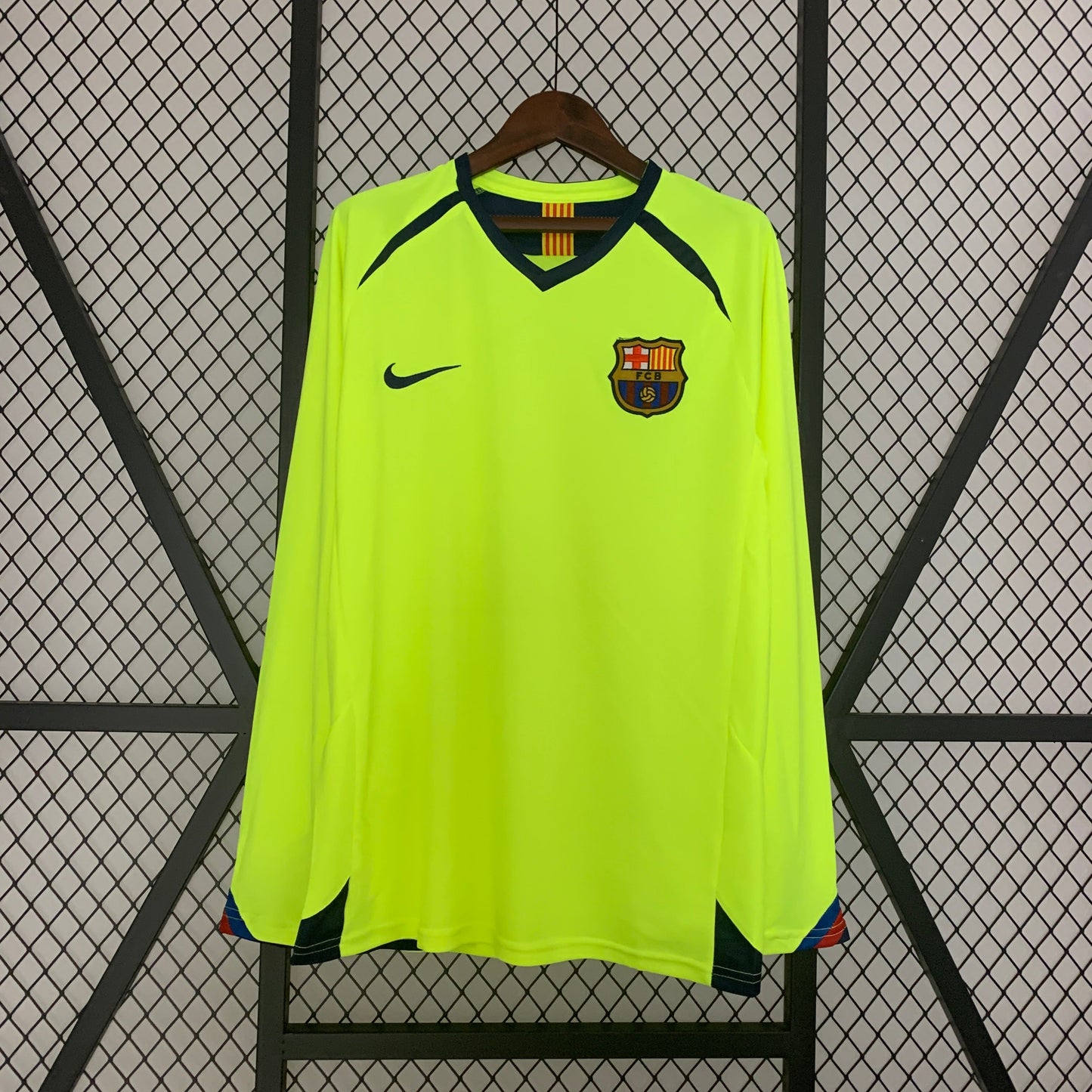 Camiseta Barcelona 2005/06 Visita | Manga larga Retro