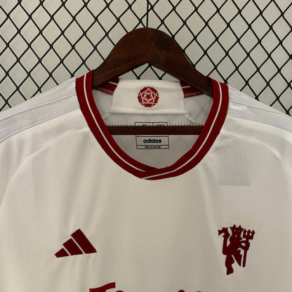 Camiseta Manchester United Visita 2024/25 | Versión Fan Manga Larga