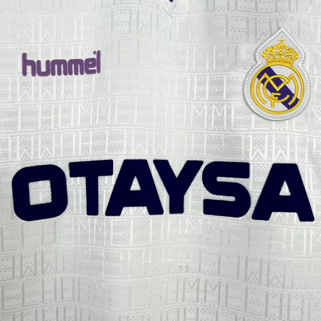 Camiseta Real Madrid Local Retro 1990/92 Versión Fan