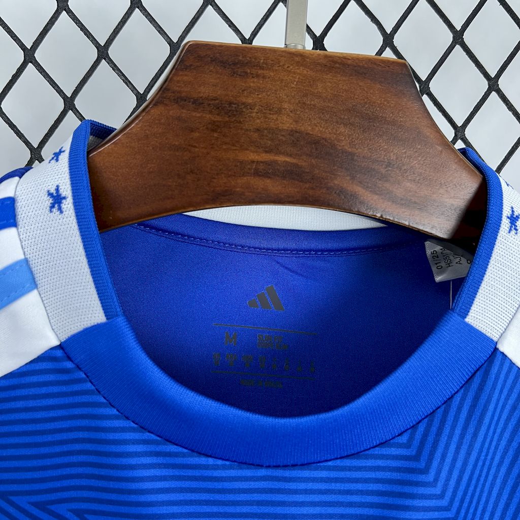 Camiseta Cruzeiro Local 2025/26 Versión Fan