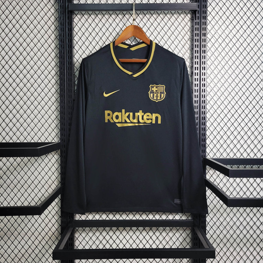 Camiseta Barcelona 2020/21 Visita | Manga larga Retro