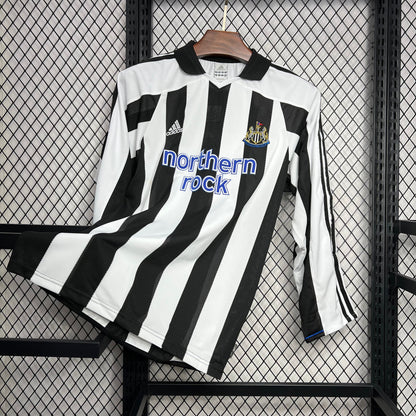 Camiseta Newcastle United Local Retro Manga Larga 2003/05