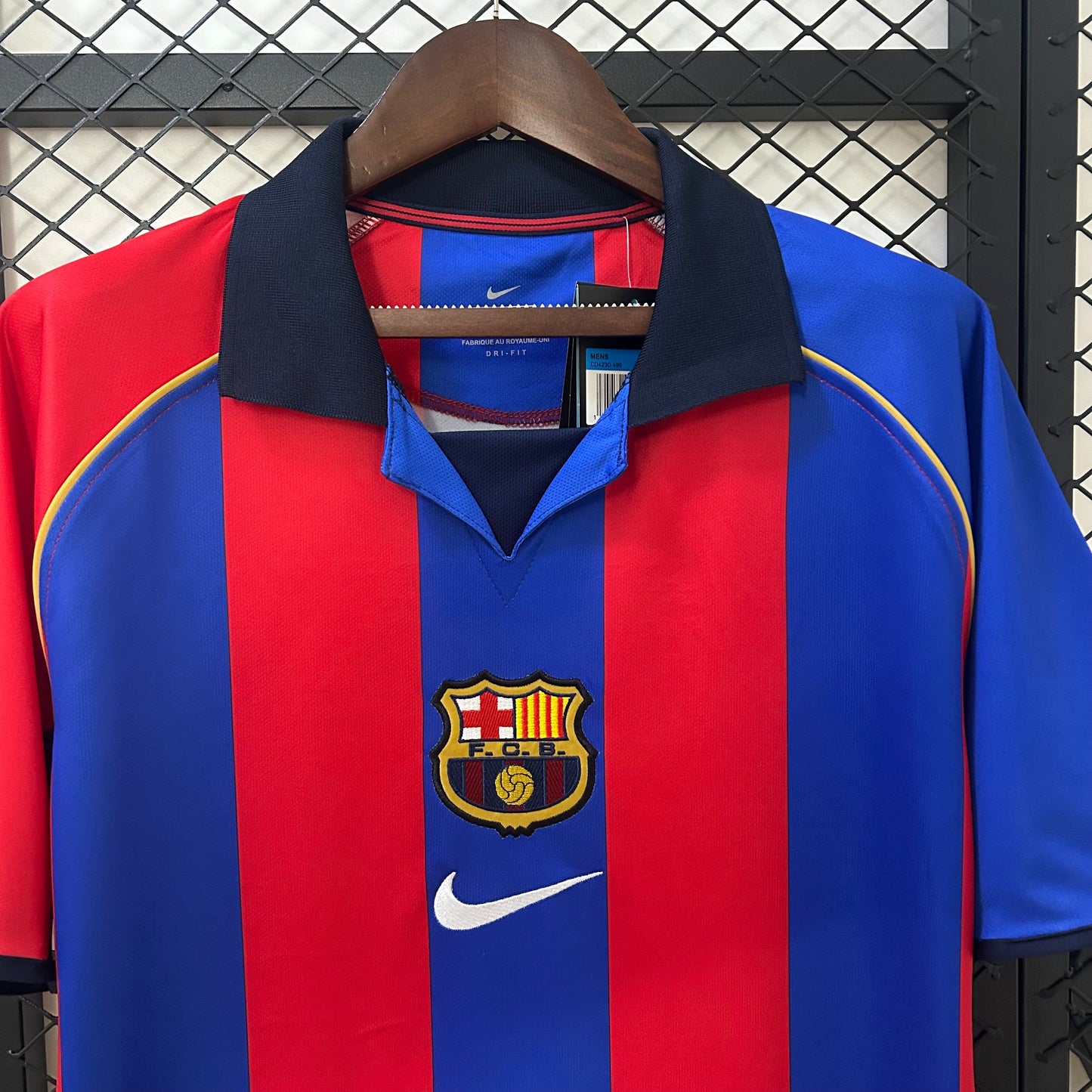 Camiseta FC Barcelona Local Retro 2001/02 Versión Fan