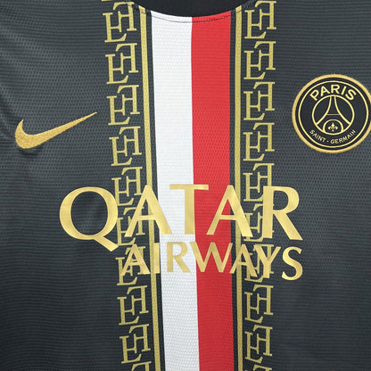 Paris Saint-Germain "Negro y Dorado" 2025/26 Versión Fan