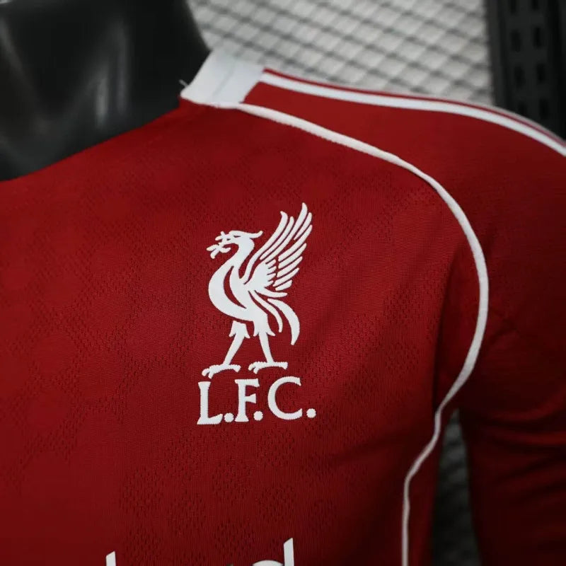 Camiseta Liverpool Local Manga Larga 2025/26 Versión Jugador