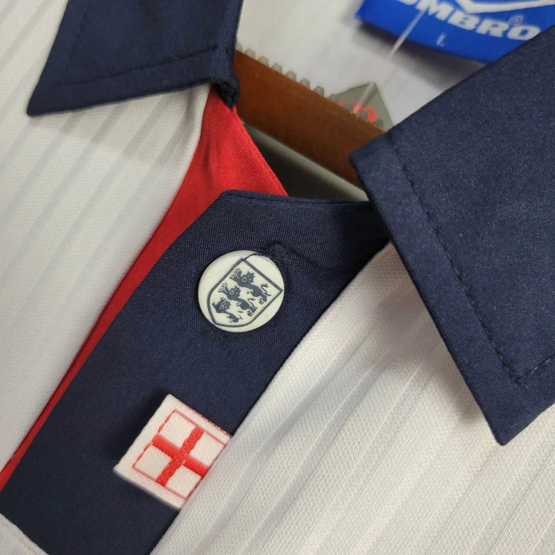 Camiseta Inglaterra Local Manga Larga Retro 1998