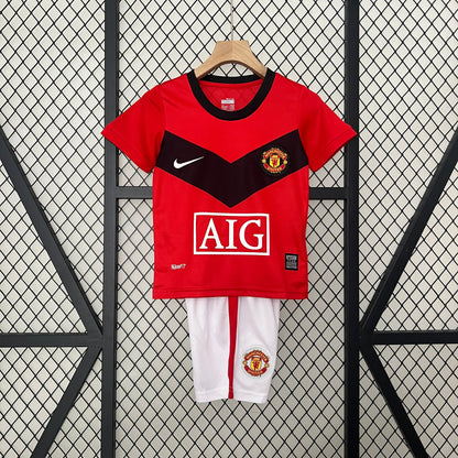 Conjunto niños Manchester United 09/10 Local | Retro