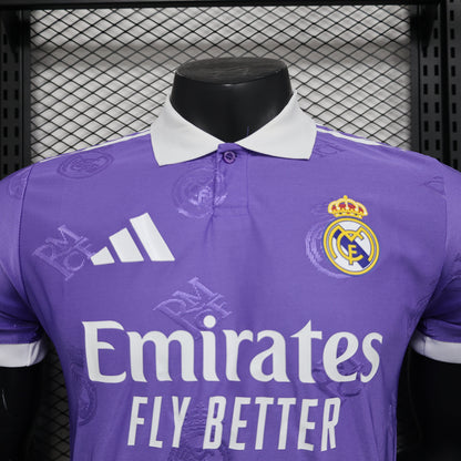 Real Madrid Polo Morada 2025/26 Versión Jugador